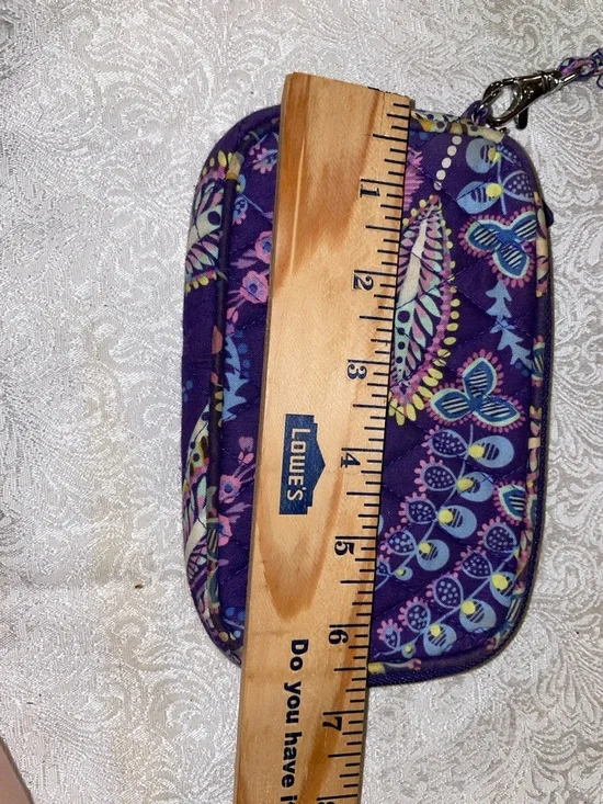 Vera Bradley Floral Wristlet Wallet - Purple - Picture 8 of 16